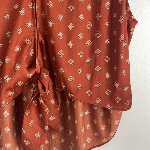 Free People Terracotta and Beige Sleeveless Top - Picture 5 of 8